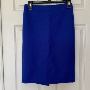 J. Crew No. 2 Pencil Skirt - Royal Blue